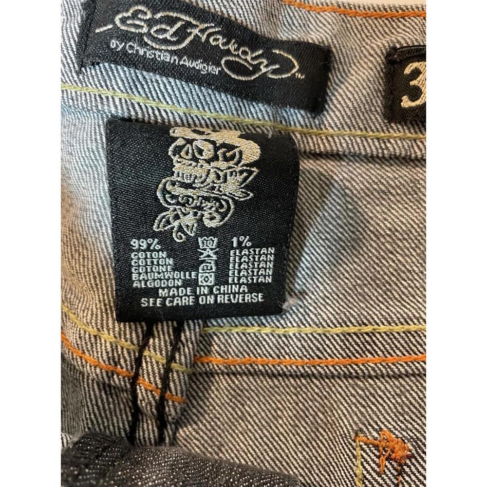 Women's Ed Hardy Jeans By Christ Audigier Embroidered Front & Back #114182 Sz30 - Picture 12 of 12